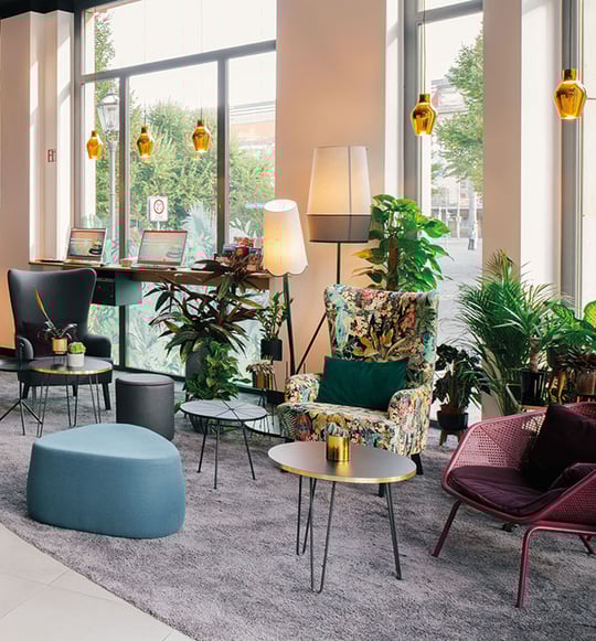 Temporary hotel and home base in the heart of the city